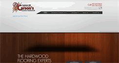 Desktop Screenshot of carsonshardwoodfloors.com